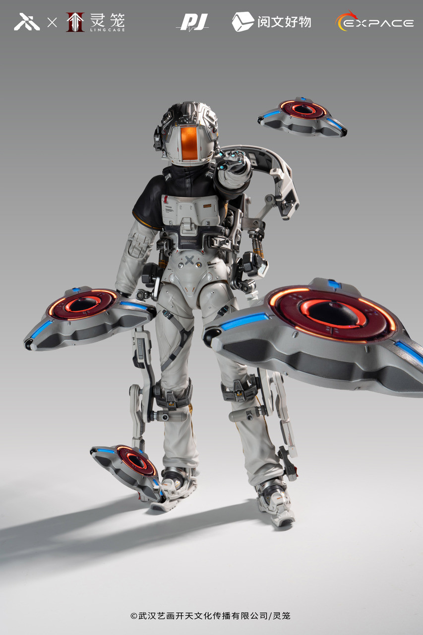 Moki Magic Studio × Ling Cage 1/6 Bai Yuekui action figure with LED Licensed