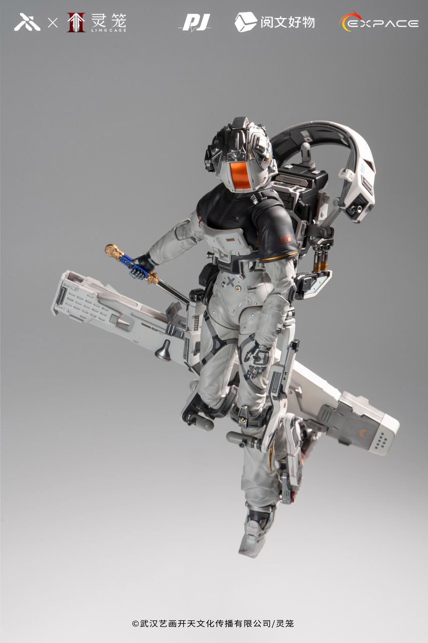 Moki Magic Studio × Ling Cage 1/6 Bai Yuekui action figure with LED Licensed
