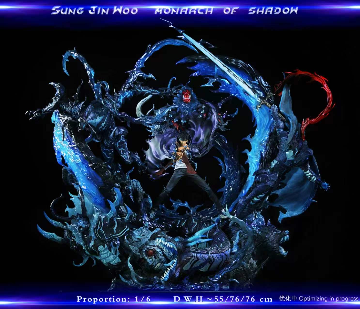 Monkey.D Studio Solo Leveling Sung Jin-Woo Statue