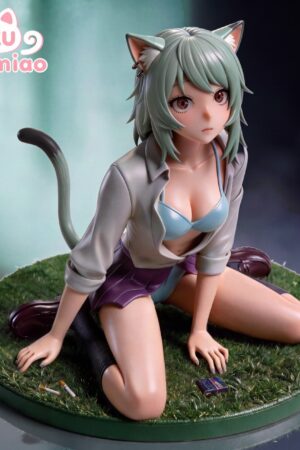 NIKU Studio Chainsmoker Cat Yani Neko Statue