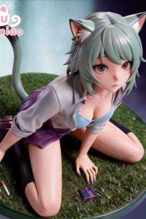 NIKU Studio Chainsmoker Cat Yani Neko Statue