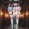 NTR Studio Re:ZERO - Starting Life Rem X Ram Statue