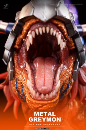Nebula Studio Digimon Metal Greymon Statue