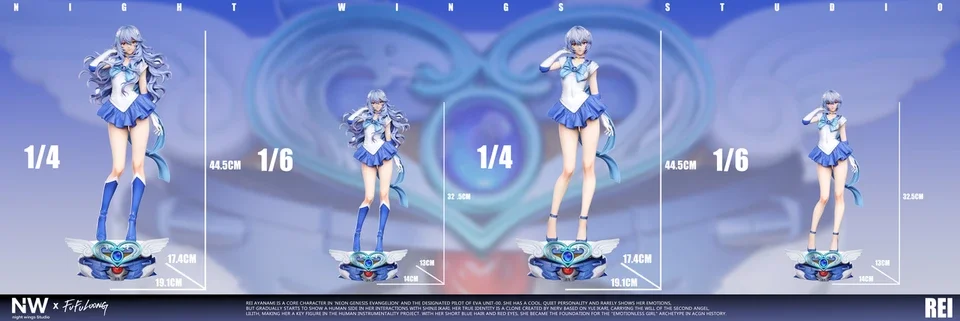 Neon Genesis Evangelion Rei Ayanami 1/6 & 1/4 Scale TOPGK Statue - Night Wing Studio