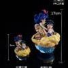 No 8 - Dragon Ball - Kid Goku, Launch & Kid Krillin TOPGK 17cm Limited Statue