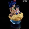 No 8 - Dragon Ball - Kid Goku, Launch & Kid Krillin TOPGK 17cm Limited Statue