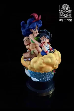 No 8 - Dragon Ball - Kid Goku, Launch & Kid Krillin TOPGK 17cm Limited Statue