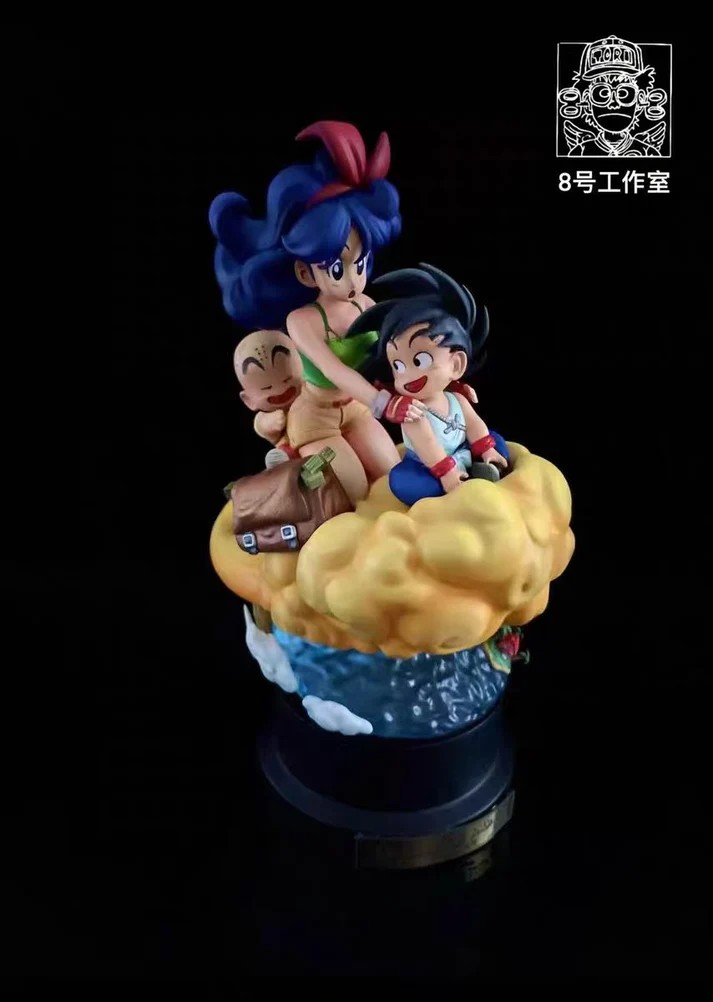 No 8 - Dragon Ball - Kid Goku, Launch & Kid Krillin TOPGK 17cm Limited Statue