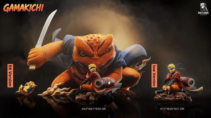 Nocturne x ICE Studio Naruto & Toad Ji TOPGK 1/7 Statue Limited Edition