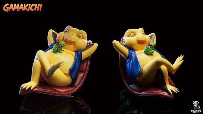 Nocturne x ICE Studio Naruto & Toad Ji TOPGK 1/7 Statue Limited Edition