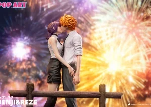 POP.ART Chainsaw Man Denji & Reze TOPGK Romantic Diorama Resin Anime Figure