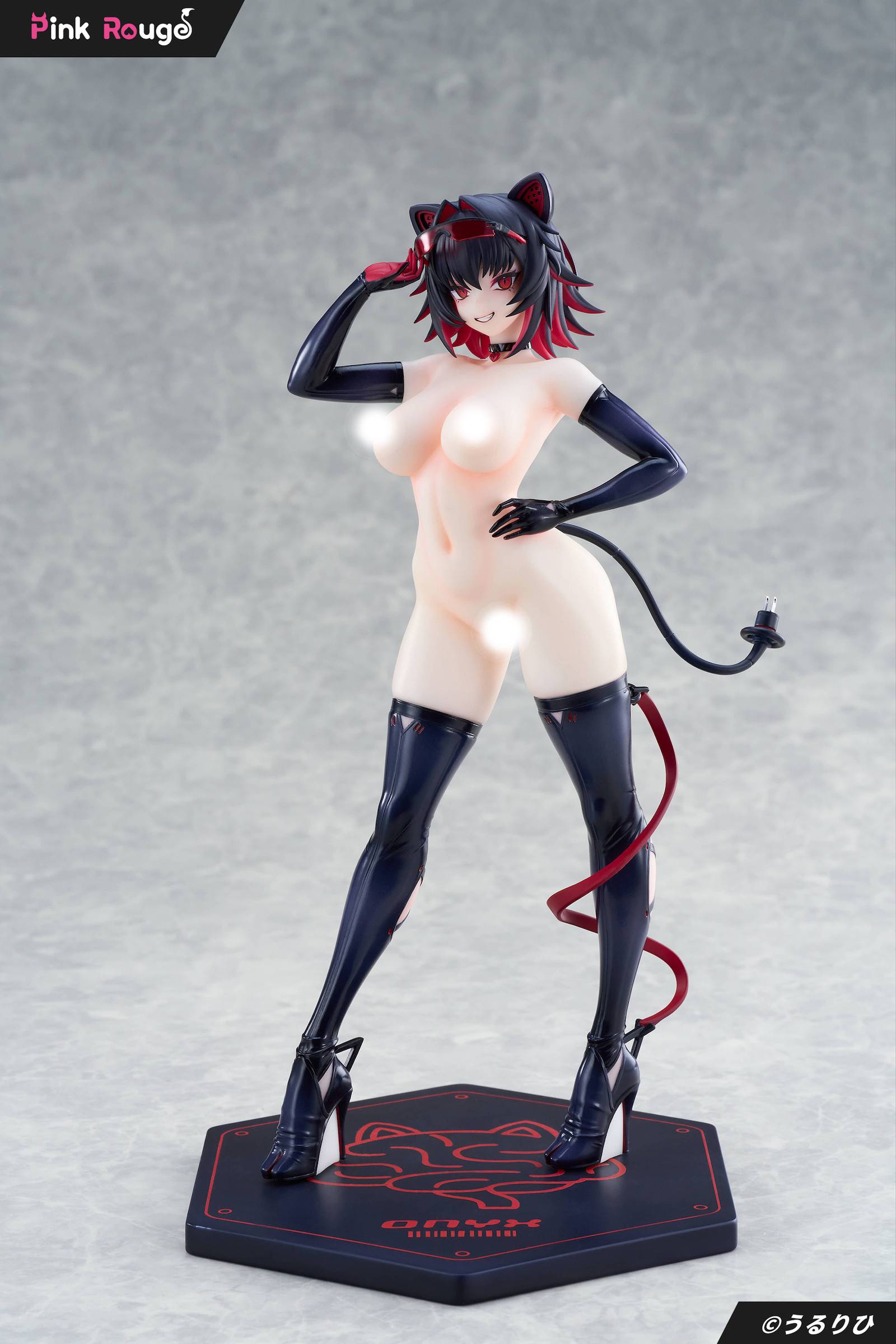 Pink Rouge Original Character Cyberpet Onyx Figure