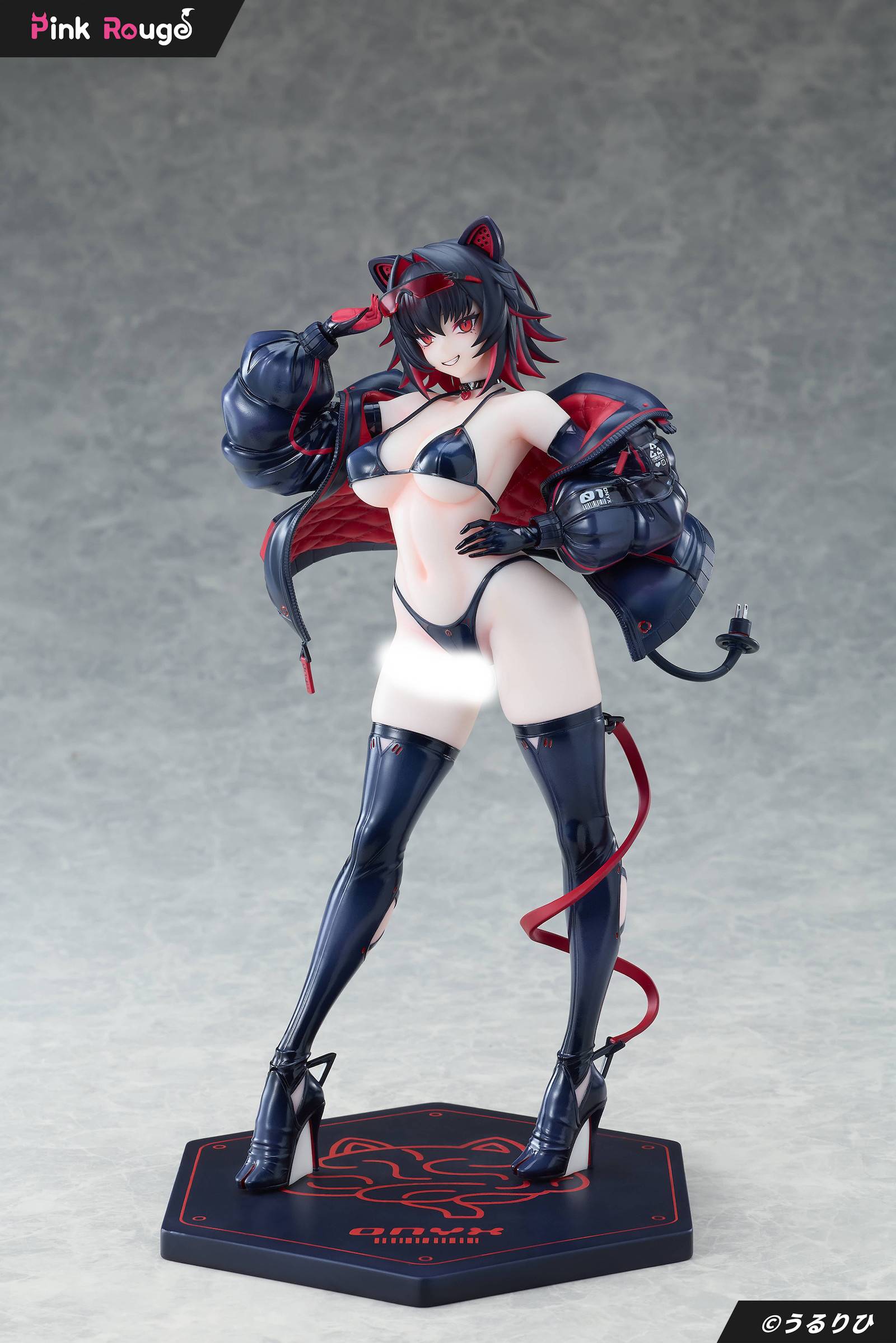Pink Rouge Original Character Cyberpet Onyx Figure