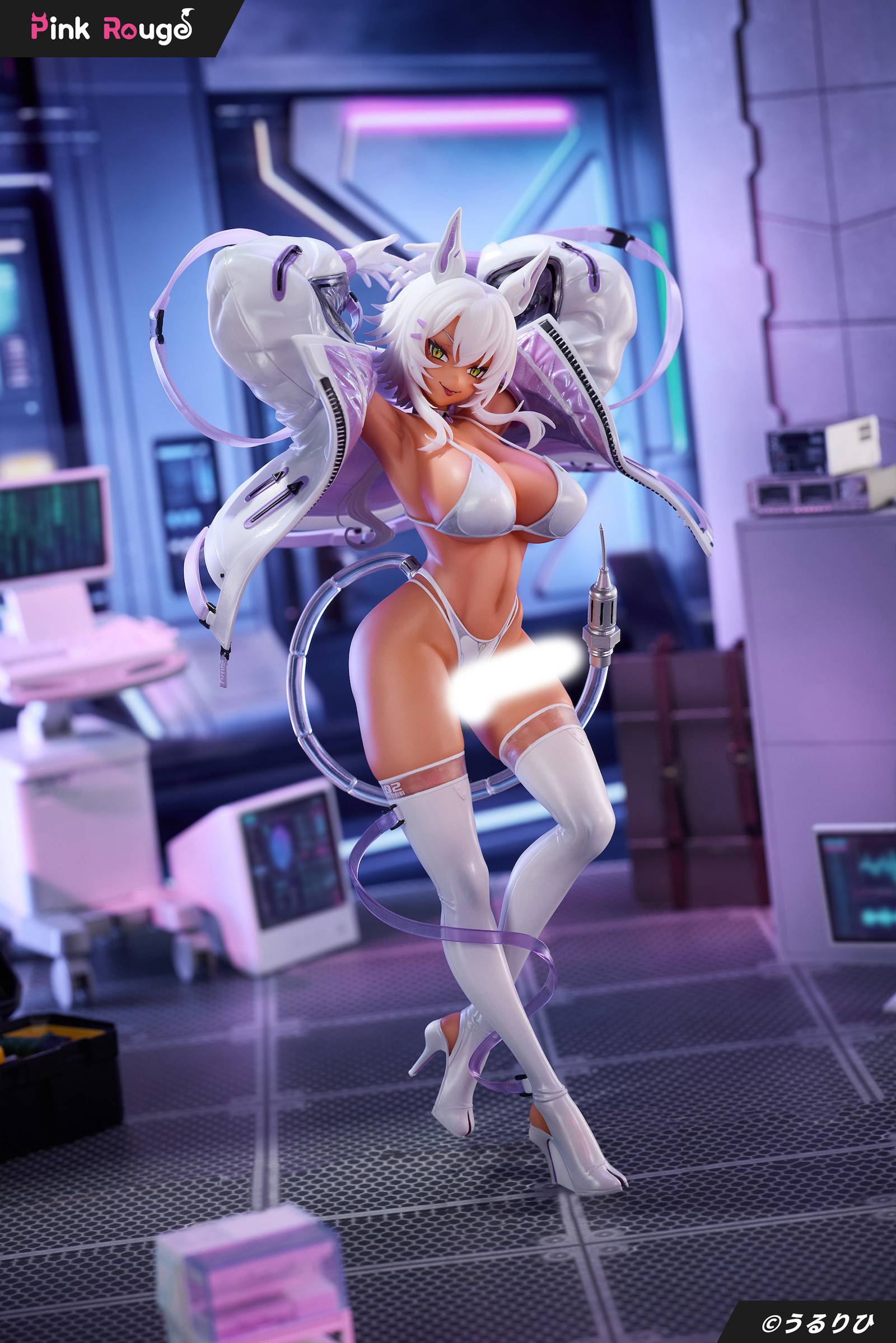Pink Rouge Original Character Cyberpet Silky Figure