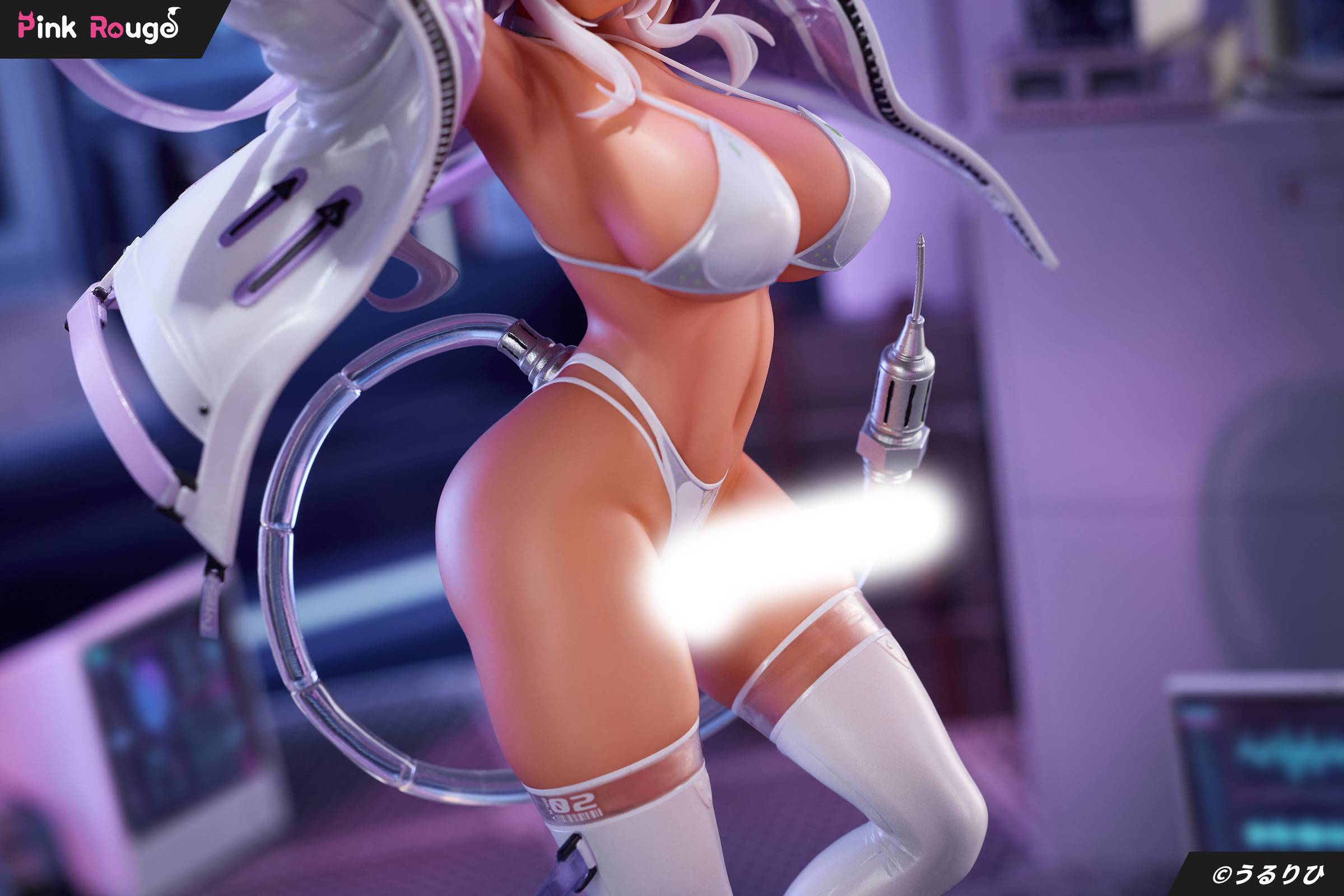 Pink Rouge Original Character Cyberpet Silky Figure