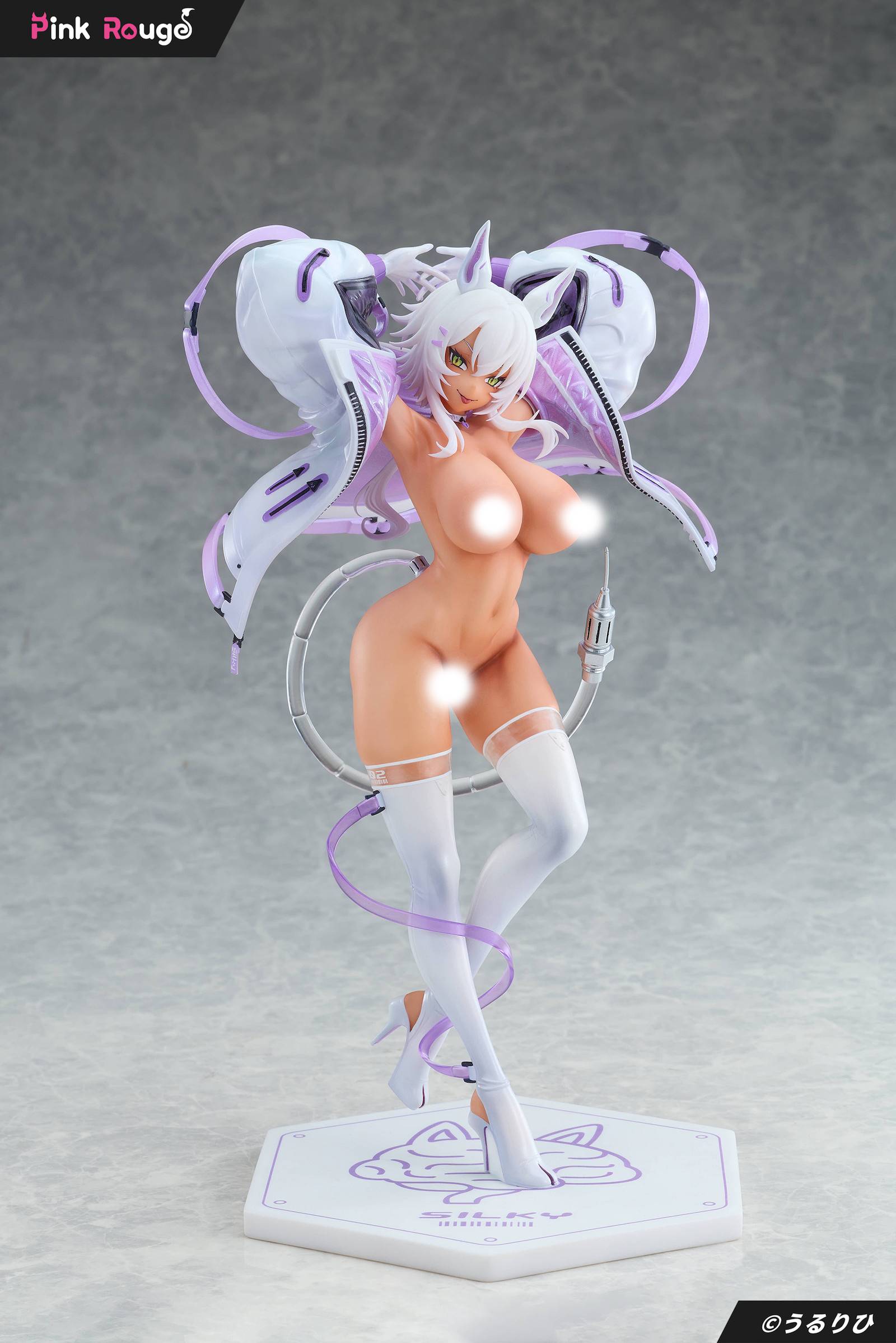 Pink Rouge Original Character Cyberpet Silky Figure