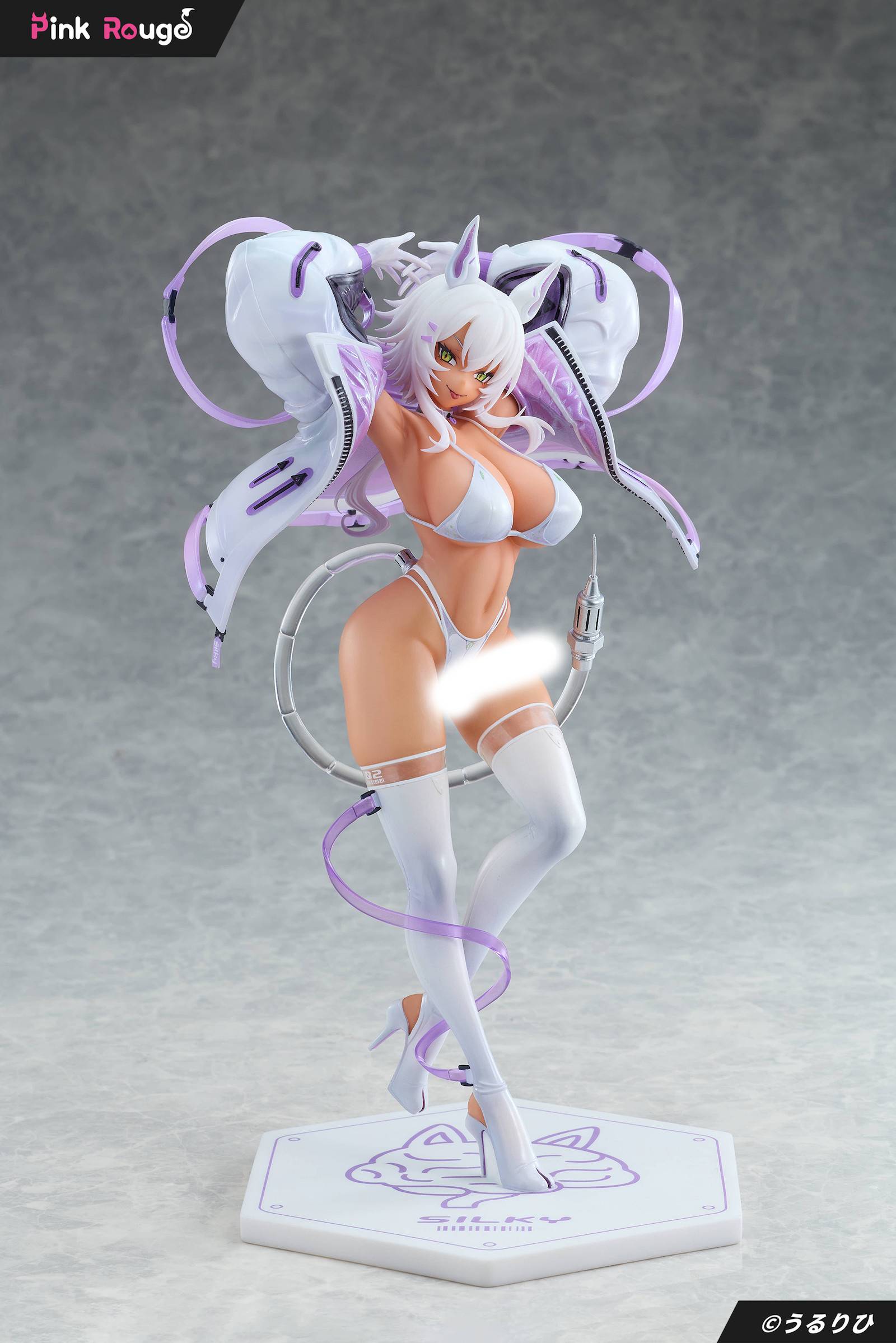 Pink Rouge Original Character Cyberpet Silky Figure