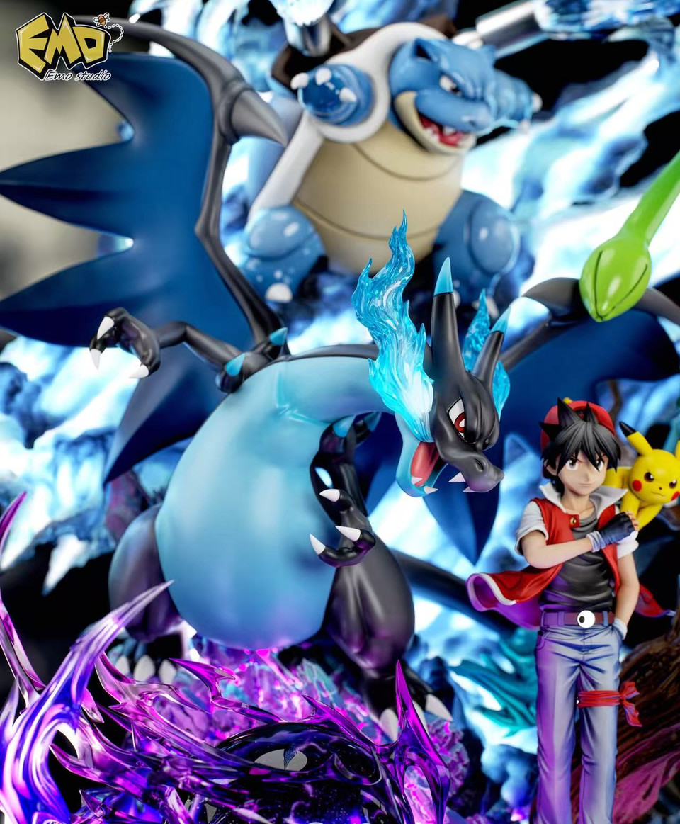 Pokémon Red Diorama TOPGK Statue with LED – EMO Studio