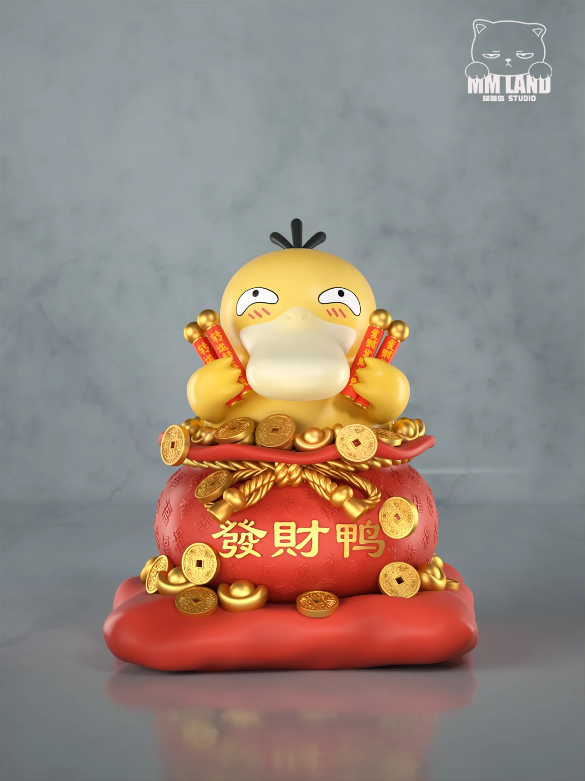 Pokemon Wealthy Psyduck MMLAND Studio