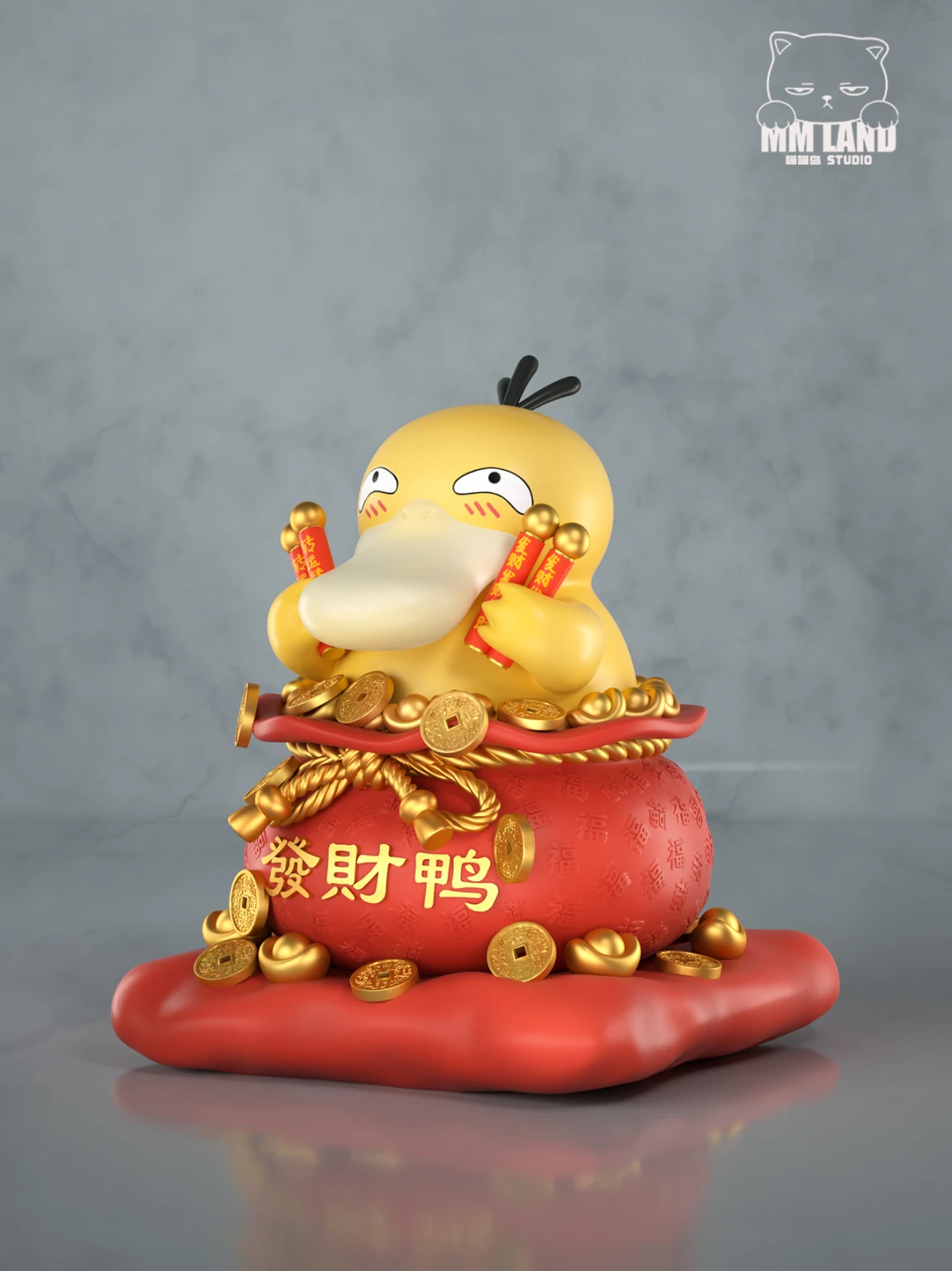 Pokemon Wealthy Psyduck MMLAND Studio