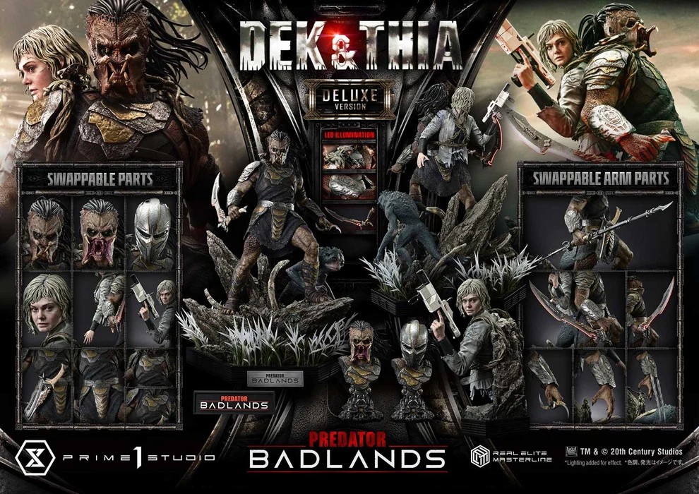 Prime 1 Studio Predator: Badlands Dek & Thia Statue