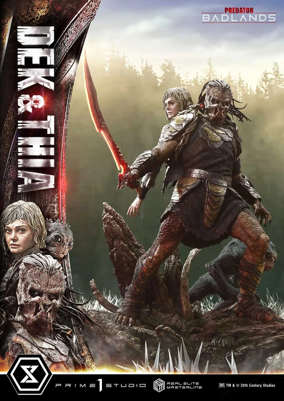 Prime 1 Studio Predator: Badlands Dek & Thia Statue