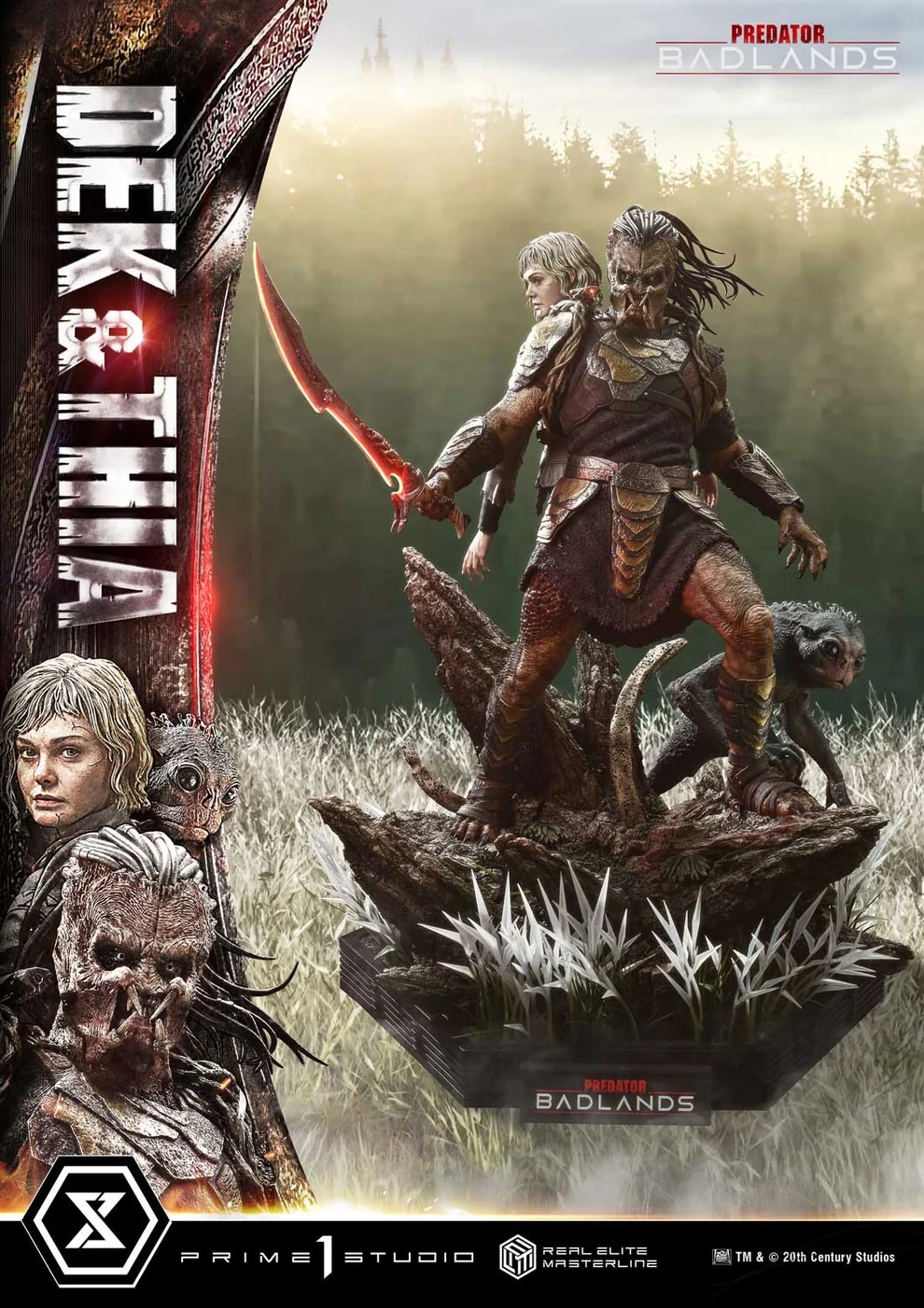 Prime 1 Studio Predator: Badlands Dek & Thia Statue