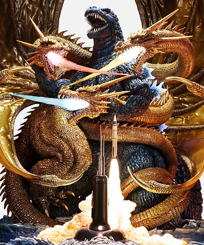 Prime 1 Studio – Godzilla – Heisei Godzilla Legacy Art “Noriyoshi Ohrai” LAHG-01 1/4 Scale Statue (Licensed) - Image 3