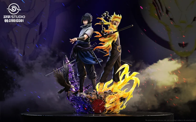 Que Yang Studio – Naruto – Naruto Uzumaki & Sasuke Uchiha – 1/6 & 1/4 Scale Statue (Limited Edition)