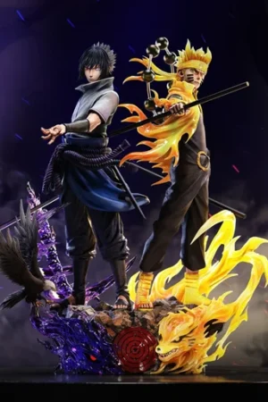 Alternative view of Que Yang Studio – Naruto – Naruto Uzumaki & Sasuke Uchiha – 1/6 & 1/4 Scale Statue (Limited Edition)