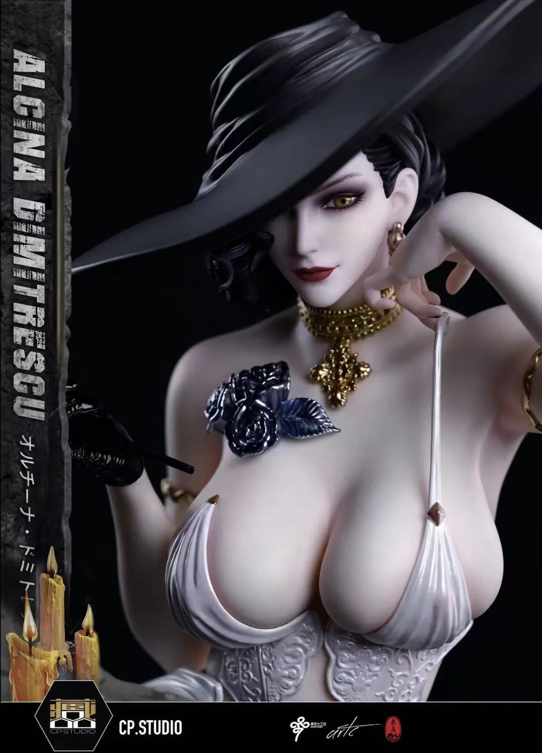 CP.Studio - Resident Evil: Village Alcina Dimitrescu TOPGK 1/4 & 1/6 Limited 288 Resin Statue with LED