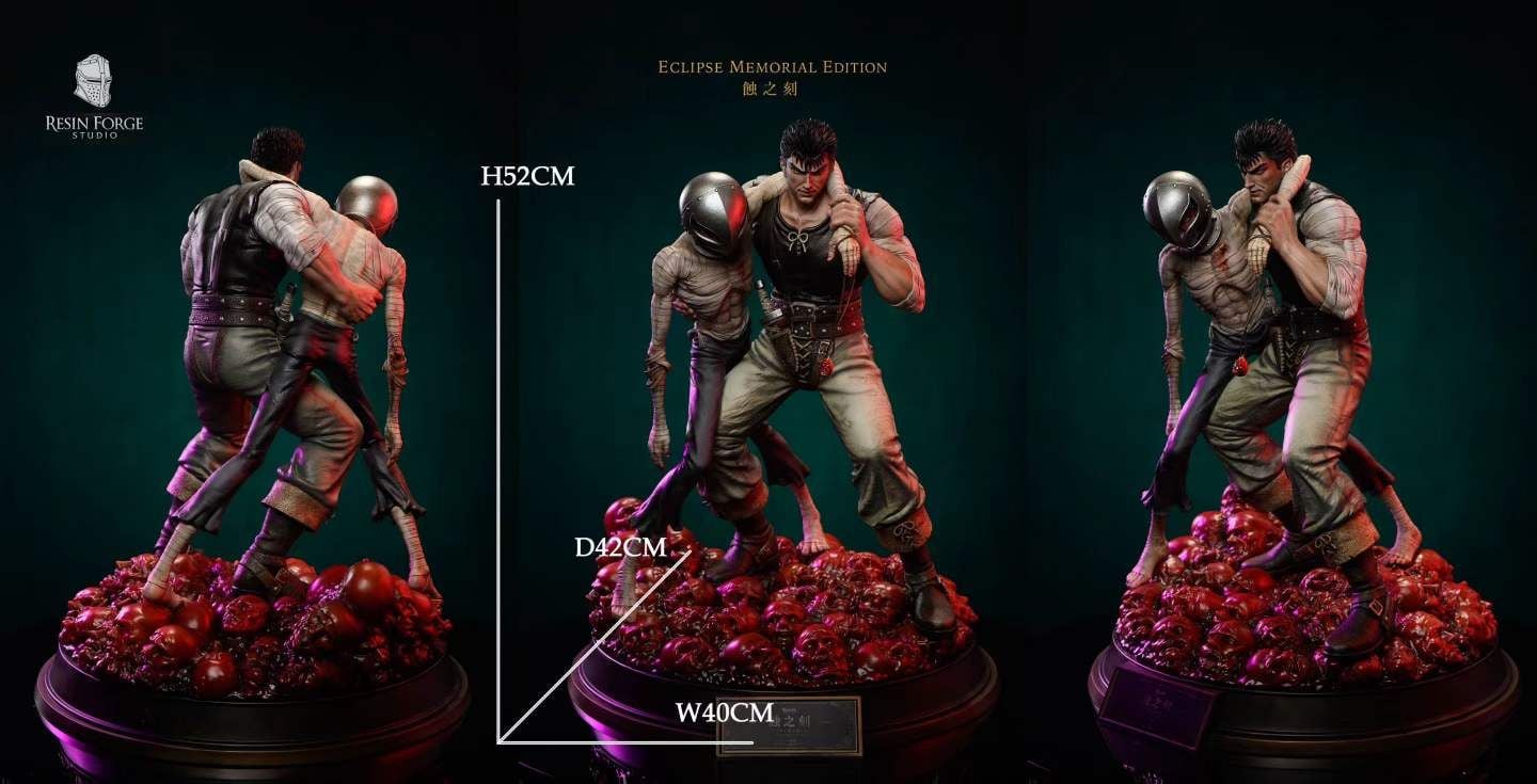 Resin Forge Studio - Berserk - Griffith X Guts TOPGK 1/4 Scale Resin Statue