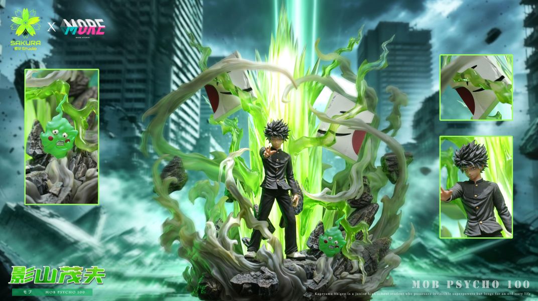 MORE Studio X sakura studio Mob Psycho 100 Shigeo Kageyama Staue