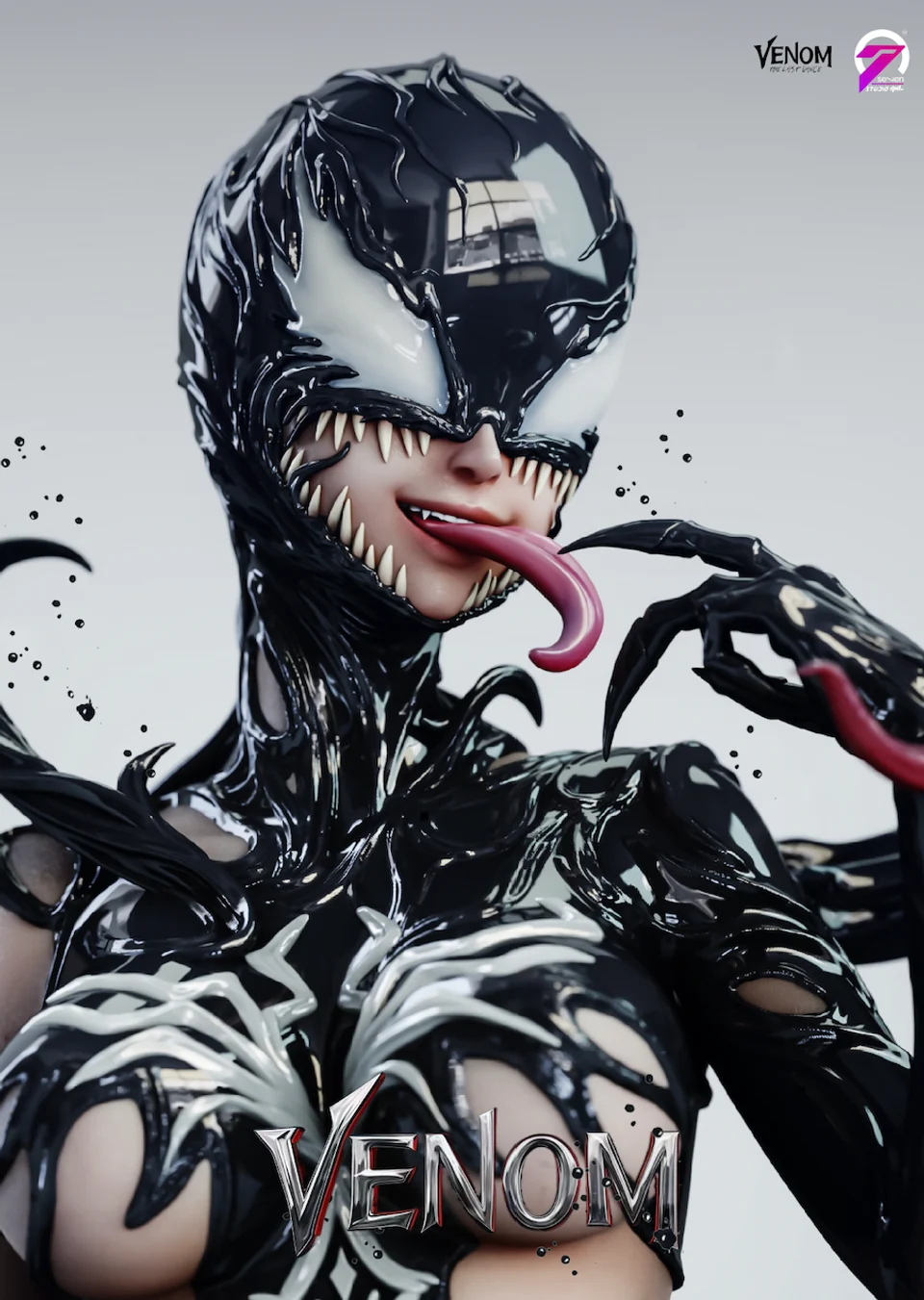 Seven – Marvel – She-Venom – 1/4 Scale Statue - Image 2