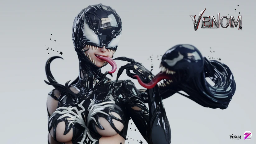 Seven – Marvel – She-Venom – 1/4 Scale Statue - Image 6