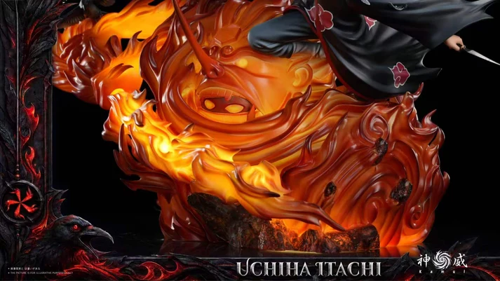 Shen Wei Naruto Itachi Uchiha TOPGK 1/6 Limited Statue with LED