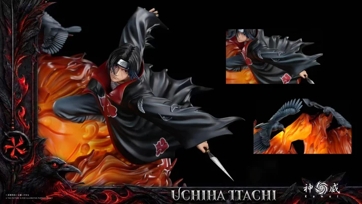 Shen Wei Naruto Itachi Uchiha TOPGK 1/6 Limited Statue with LED