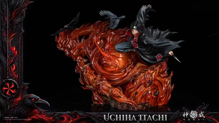 Shen Wei Naruto Itachi Uchiha TOPGK 1/6 Limited Statue with LED