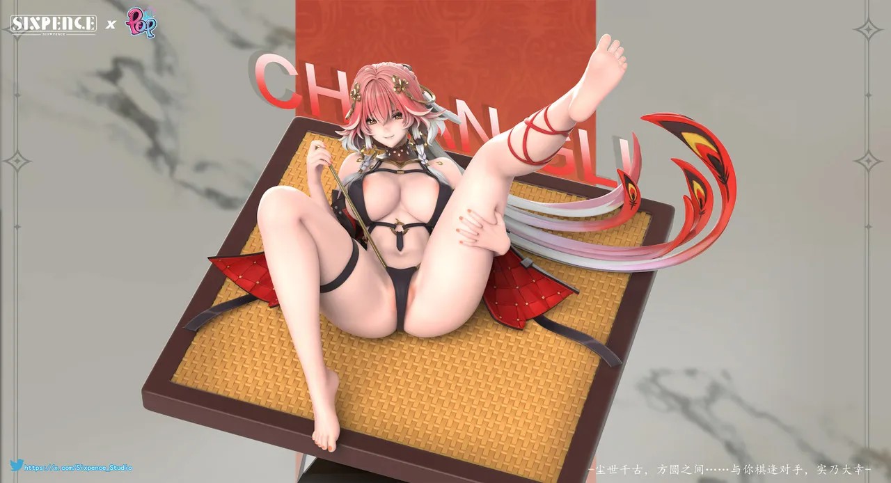SixPence x POP Studio Wuthering Waves ChangLi Statue