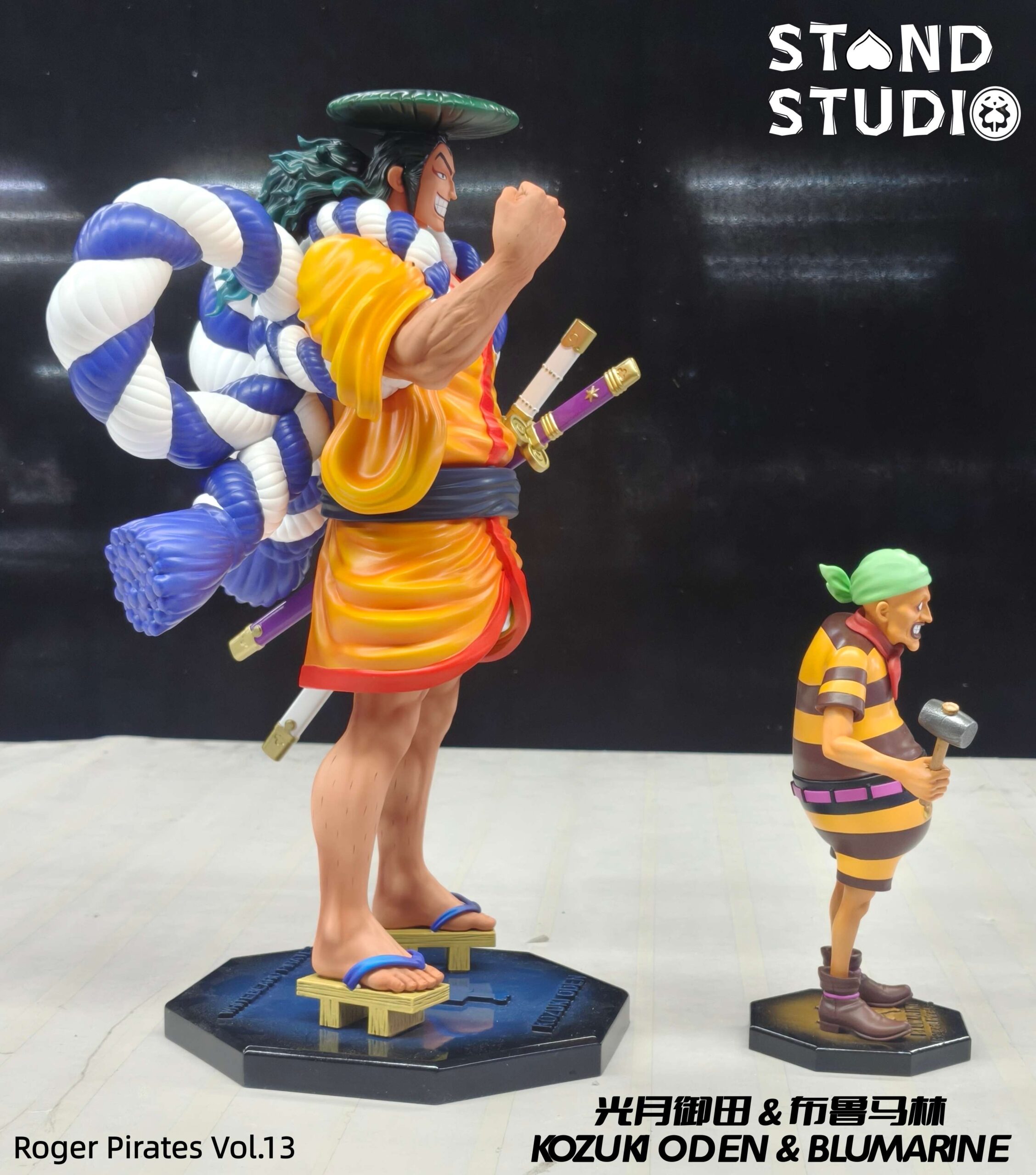 Stand Studio One Piece Kozuki Oden & Blumarine Statue