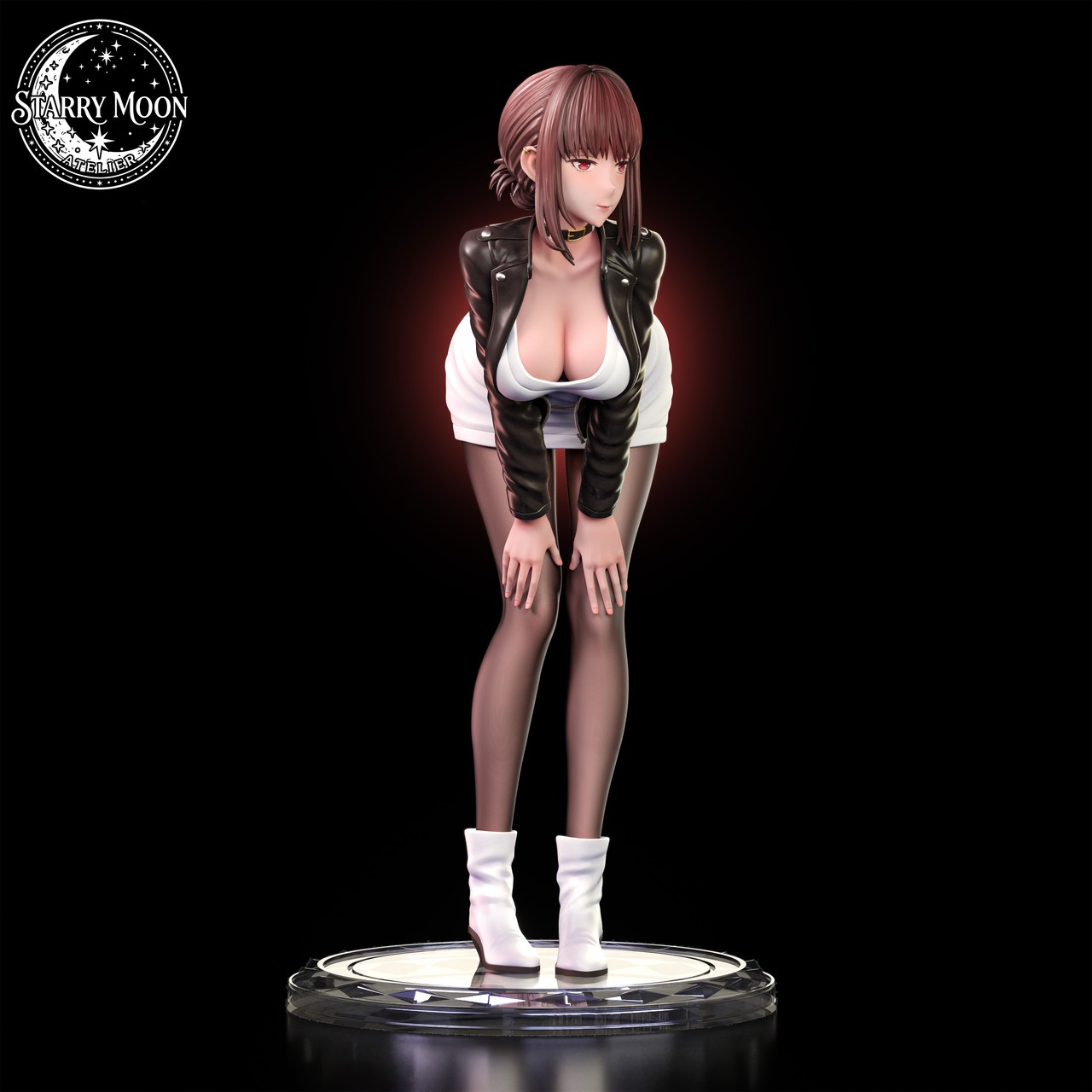Starry Moon Atelier Smoking Behind the Supermarket with You Tayama Statue