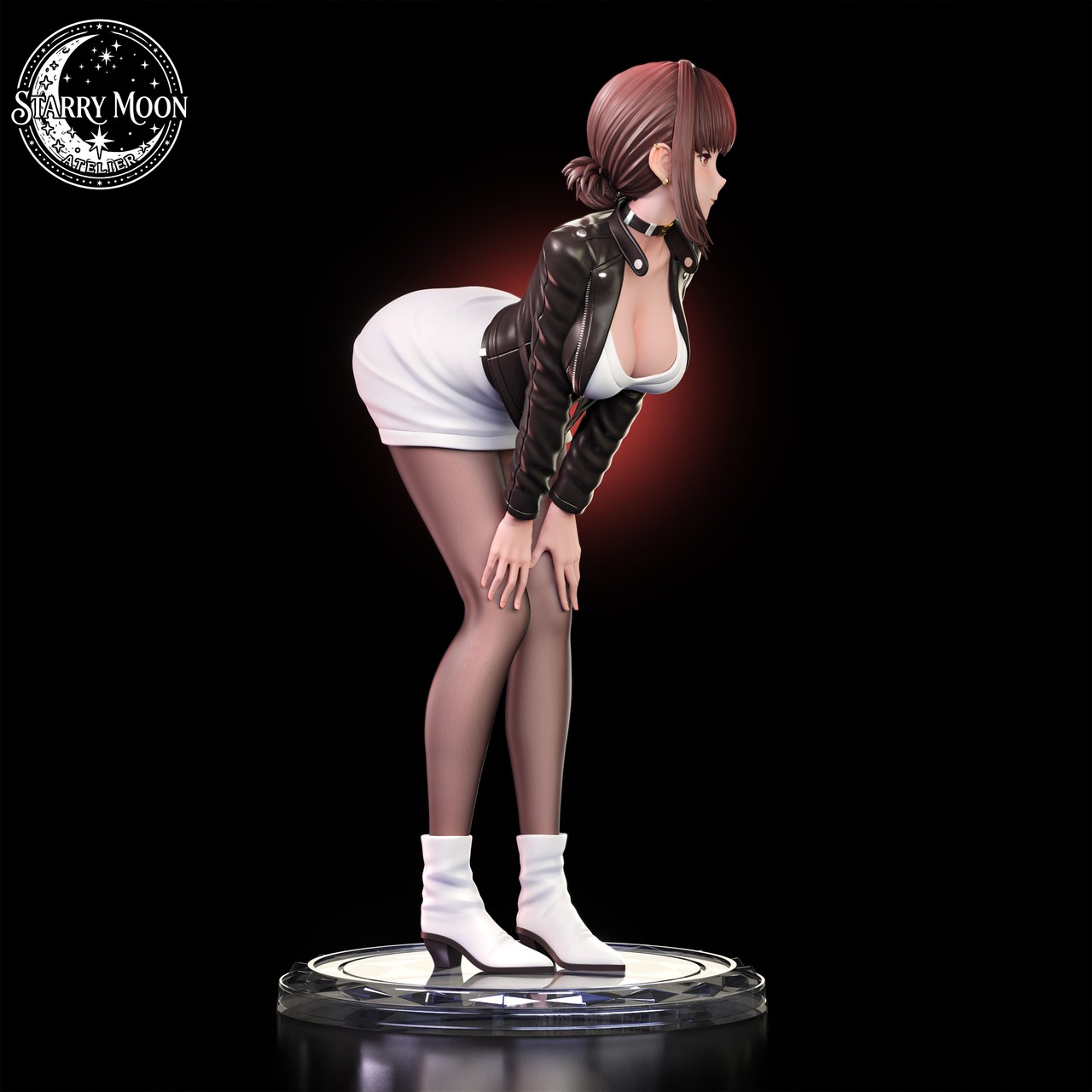Starry Moon Atelier Smoking Behind the Supermarket with You Tayama Statue