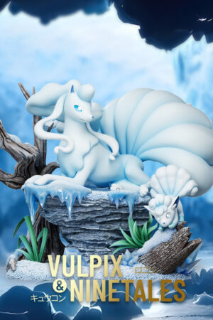 T1 Studio Pokemon Vulpix & Ninetales Statue