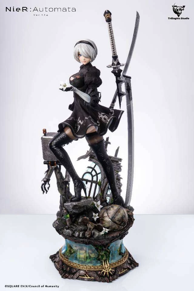 TriEagles Studio – NieR:Automata 2B TOPGK 1/4 Scale Time-Limited Statue