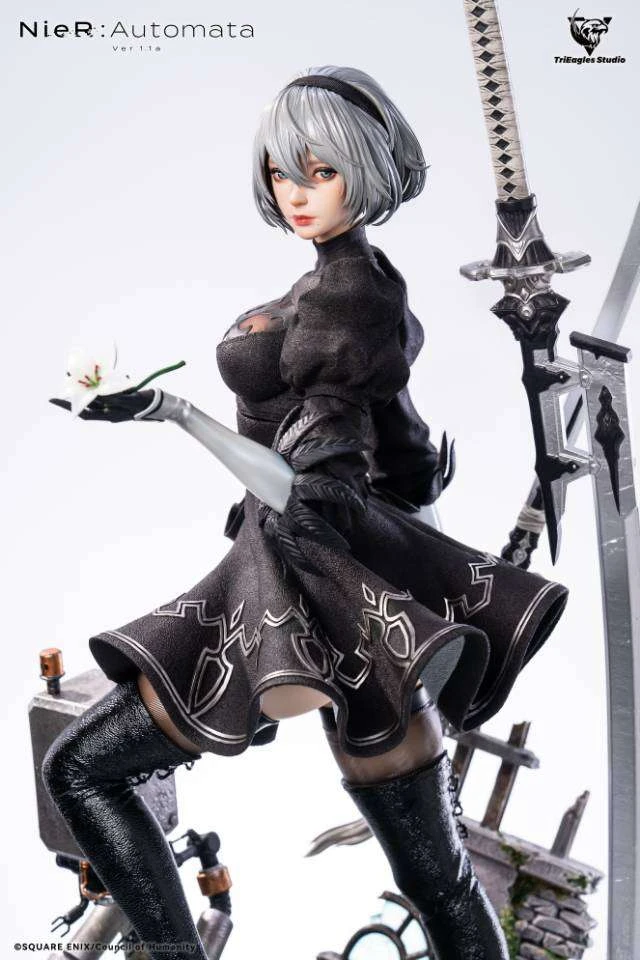TriEagles Studio – NieR:Automata 2B TOPGK 1/4 Scale Time-Limited Statue