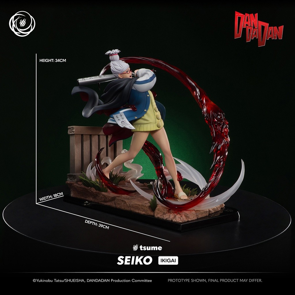 Tsume Studio Dandadan Seiko Ayase Statue