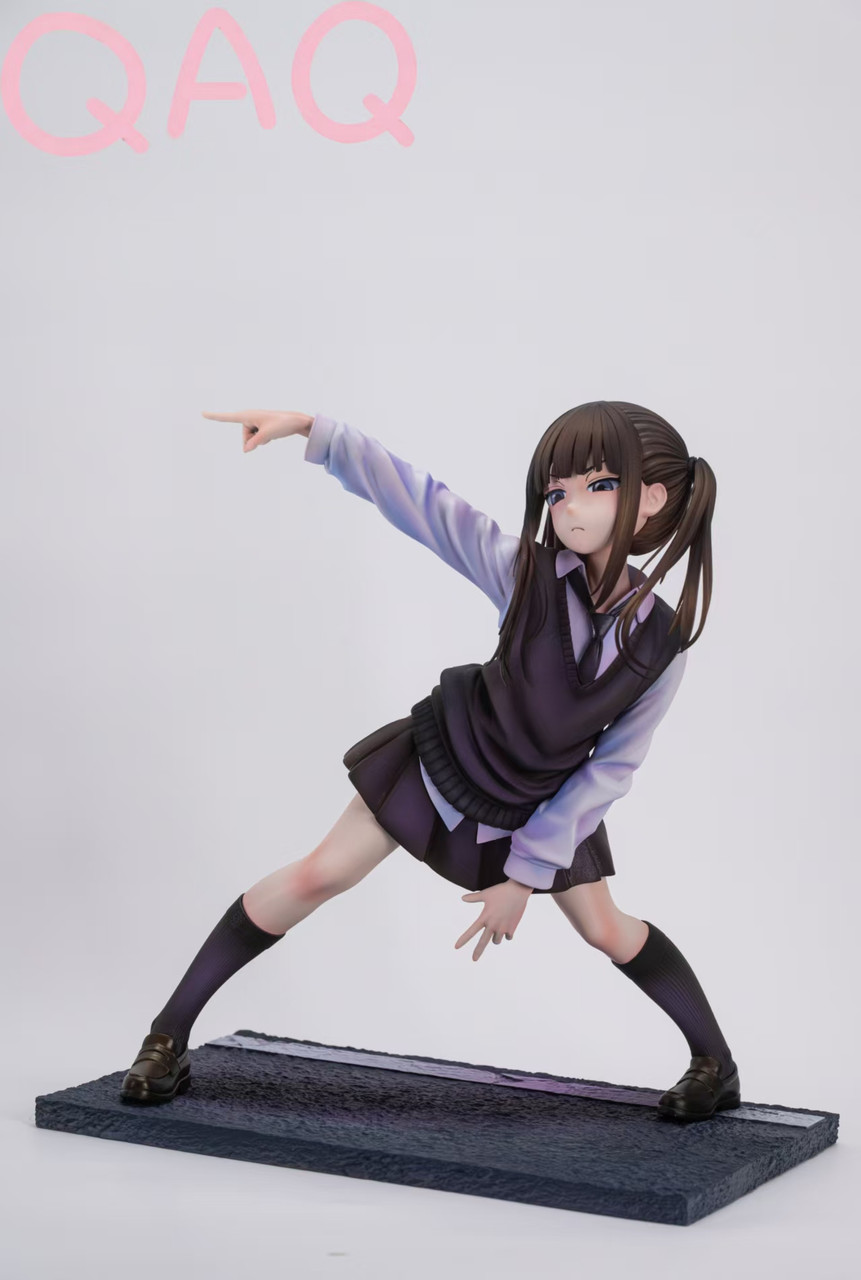 Twin-tailed girl Hoshino-san 1/6 Scale GK Statue – QAQ Studio