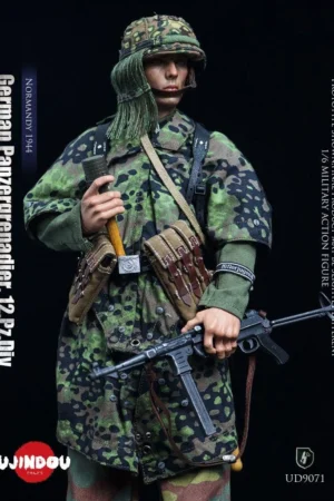 Alternative view of UJINDOU – German Panzergrenadier 12.Pz.Div, Normandy 1944 – 1/6 Scale Action Figure (Licensed)