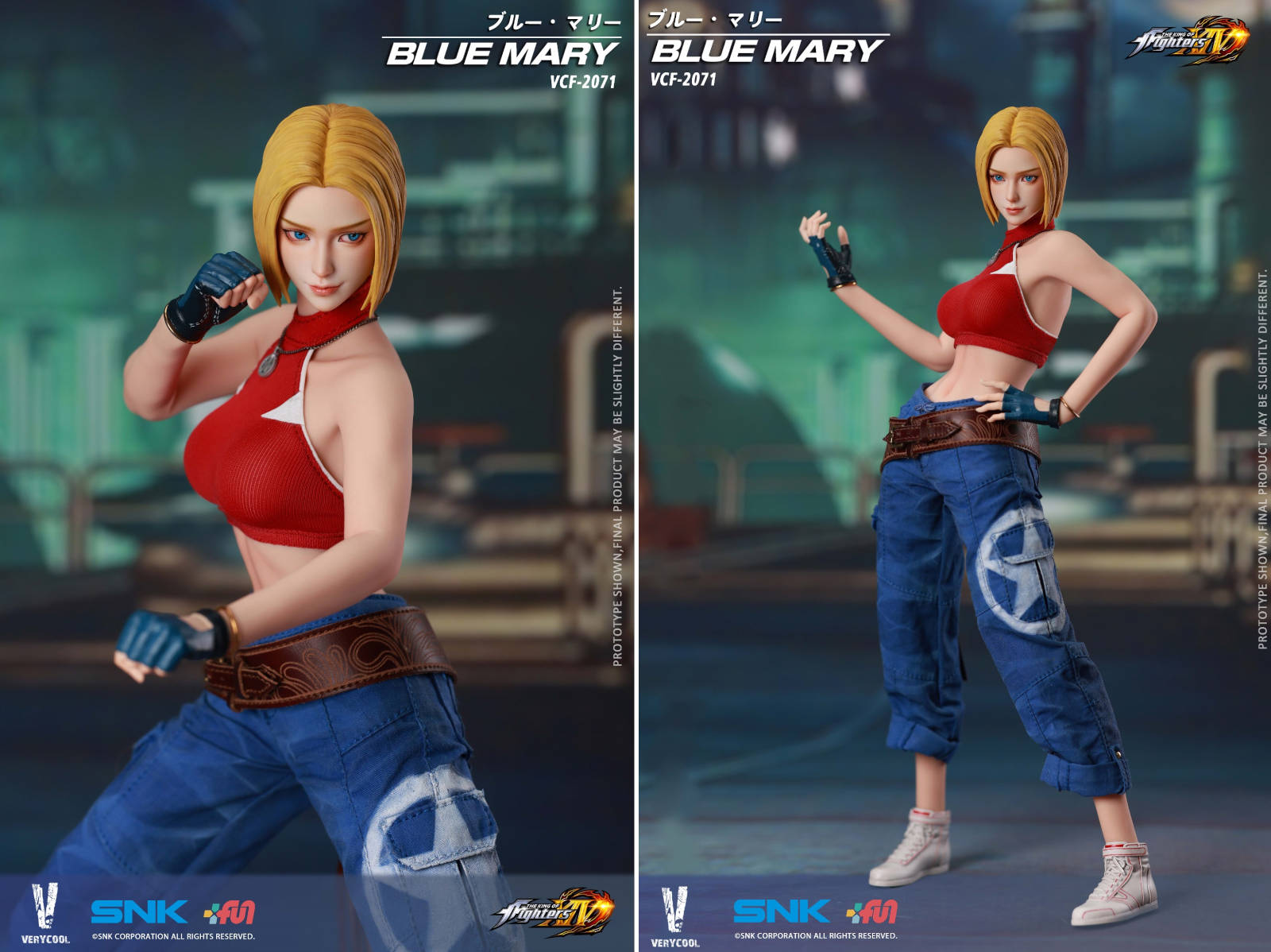 VERYCOOL – The King of Fighters XIV Blue Mary TOPGK 1/6 Scale Action Figure