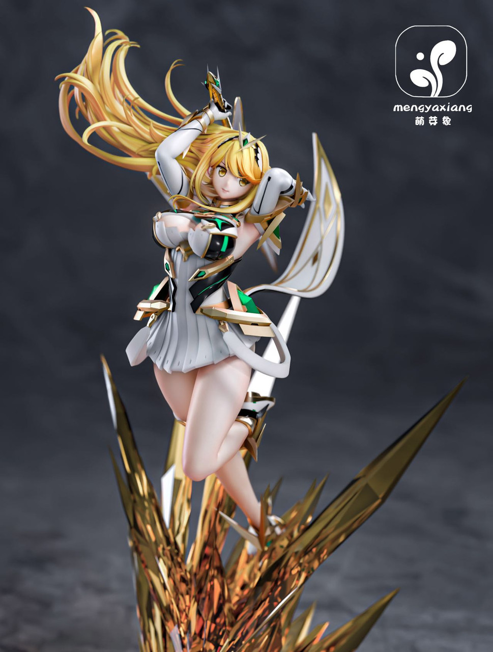 Xenoblade Chronicles 2 Mythra & Pyra 1/6 Scale Statue GK Limited Edition – MengYaXiang Studio